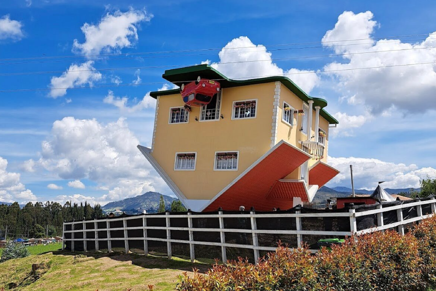 tour y pasadía privado a casa loca en guatavita, colombia